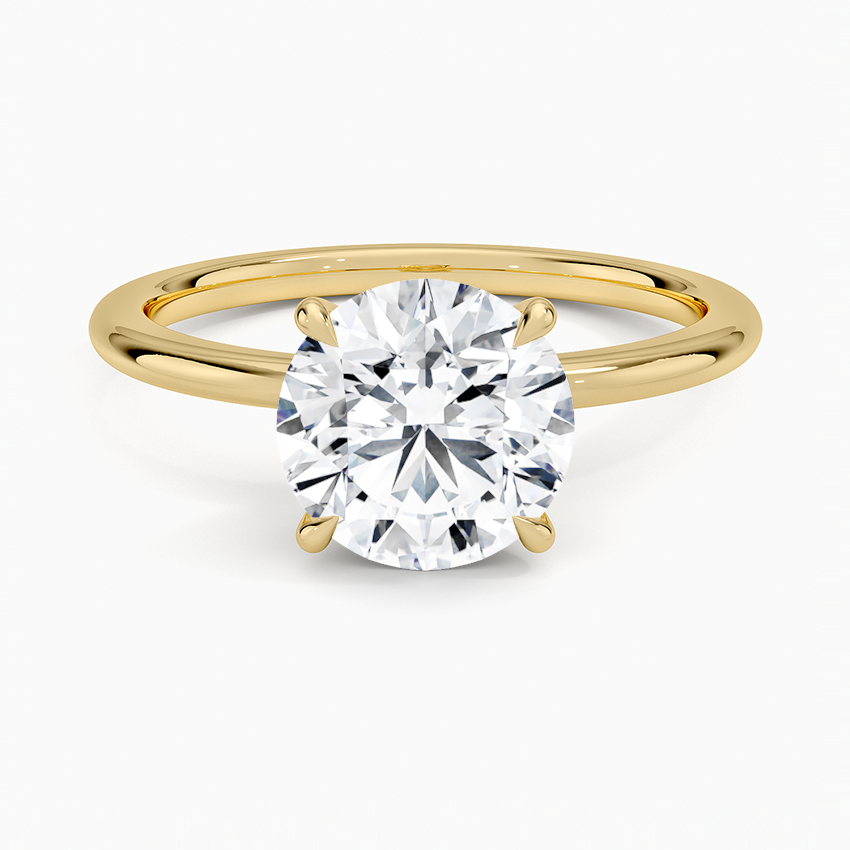 Round Cut Solitaire Engagement Ring VENFORA