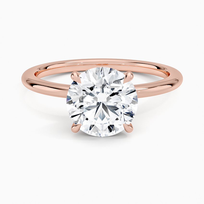 Round Cut Solitaire Ring VENFORA