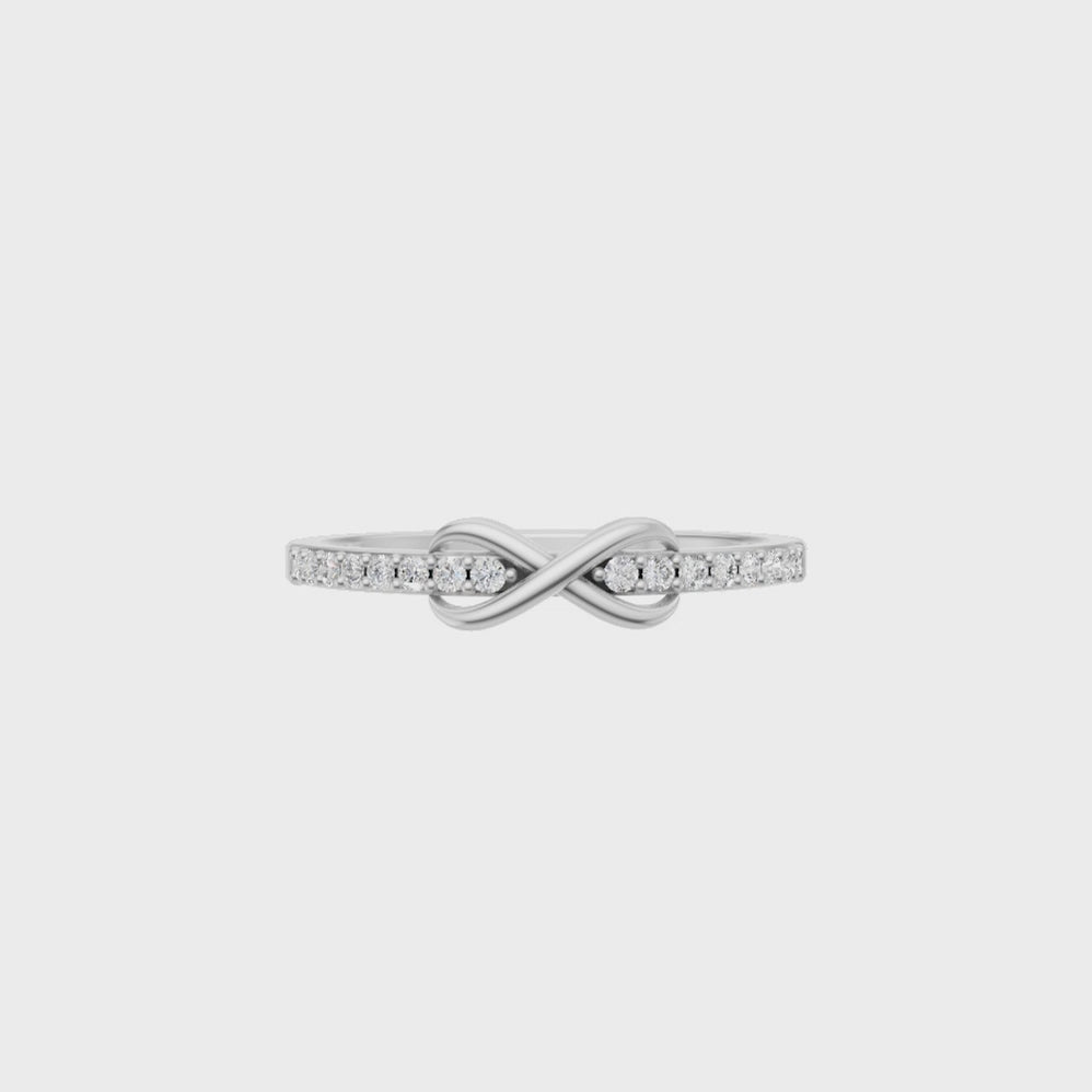 Infinity Lab Grown Diamond Ring