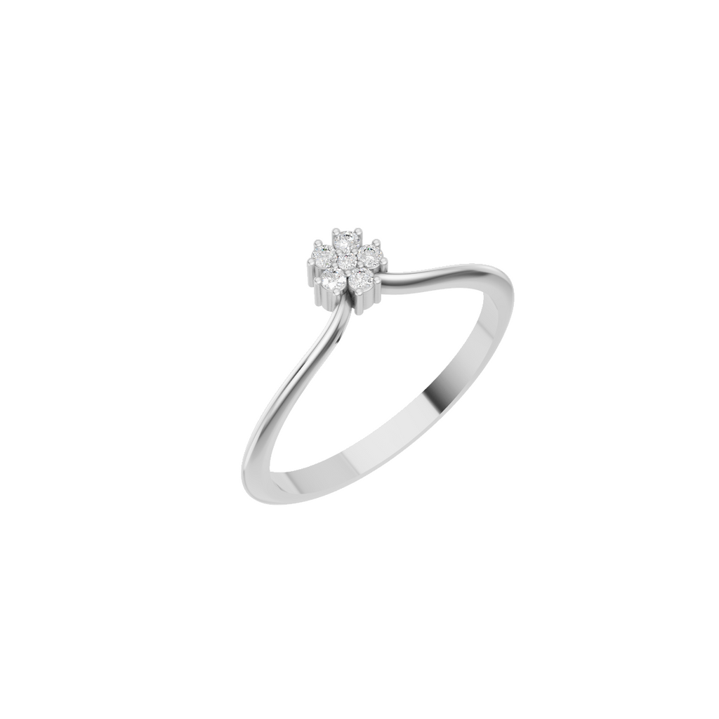 Blooming Star Lab Grown Diamond Ring