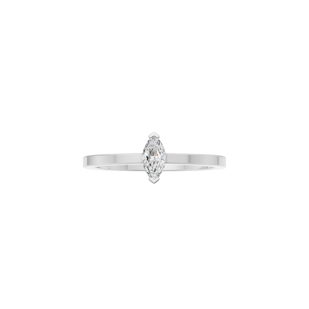 Marquise Cut Lab Grown Diamond Solitaire Ring