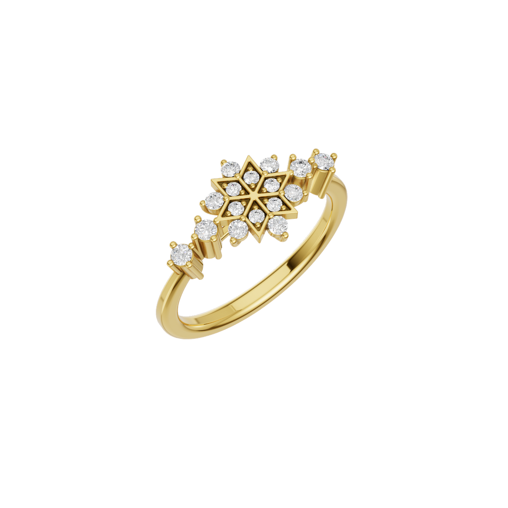 Starburst Lab Grown Diamond Ring