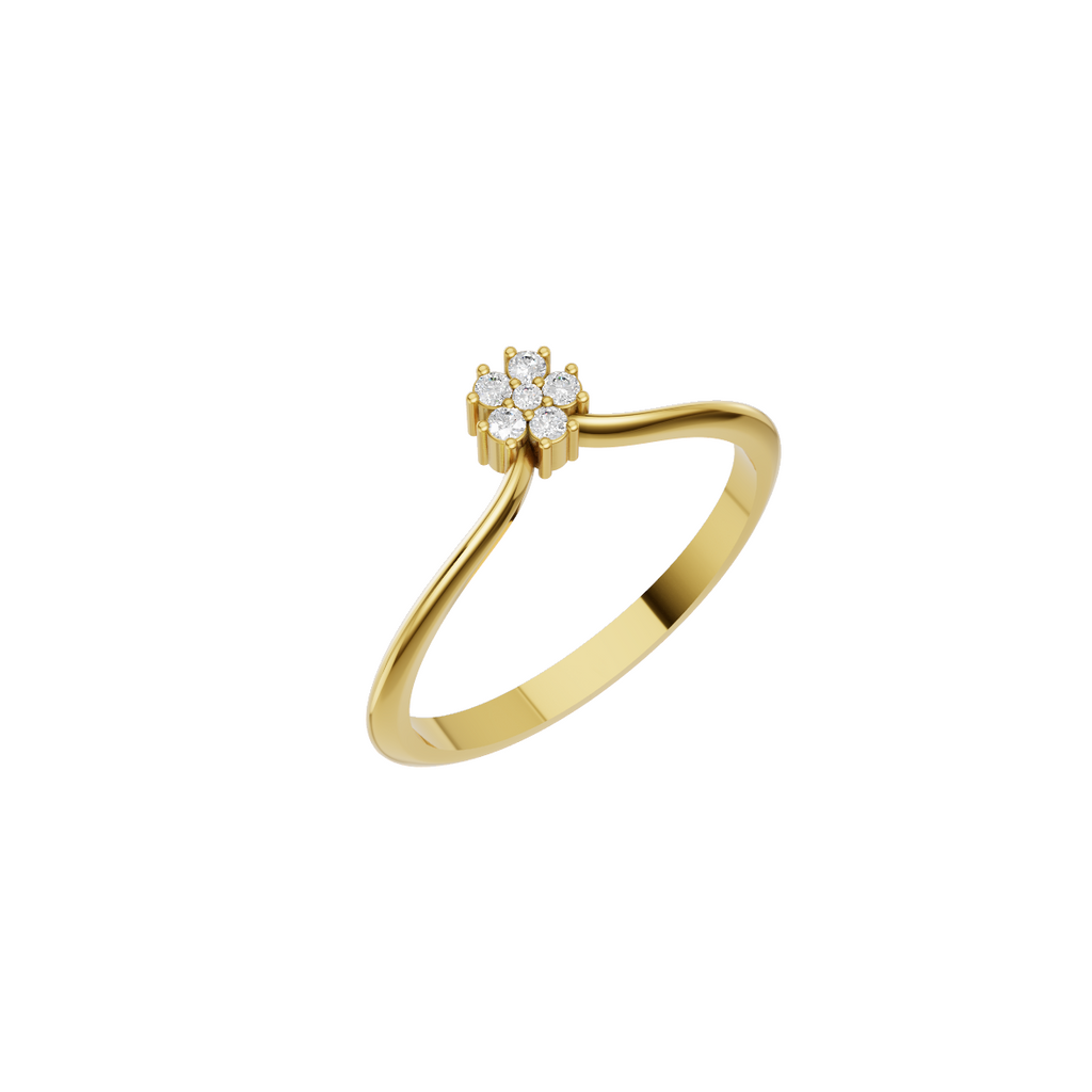 Blooming Star Lab Grown Diamond Ring