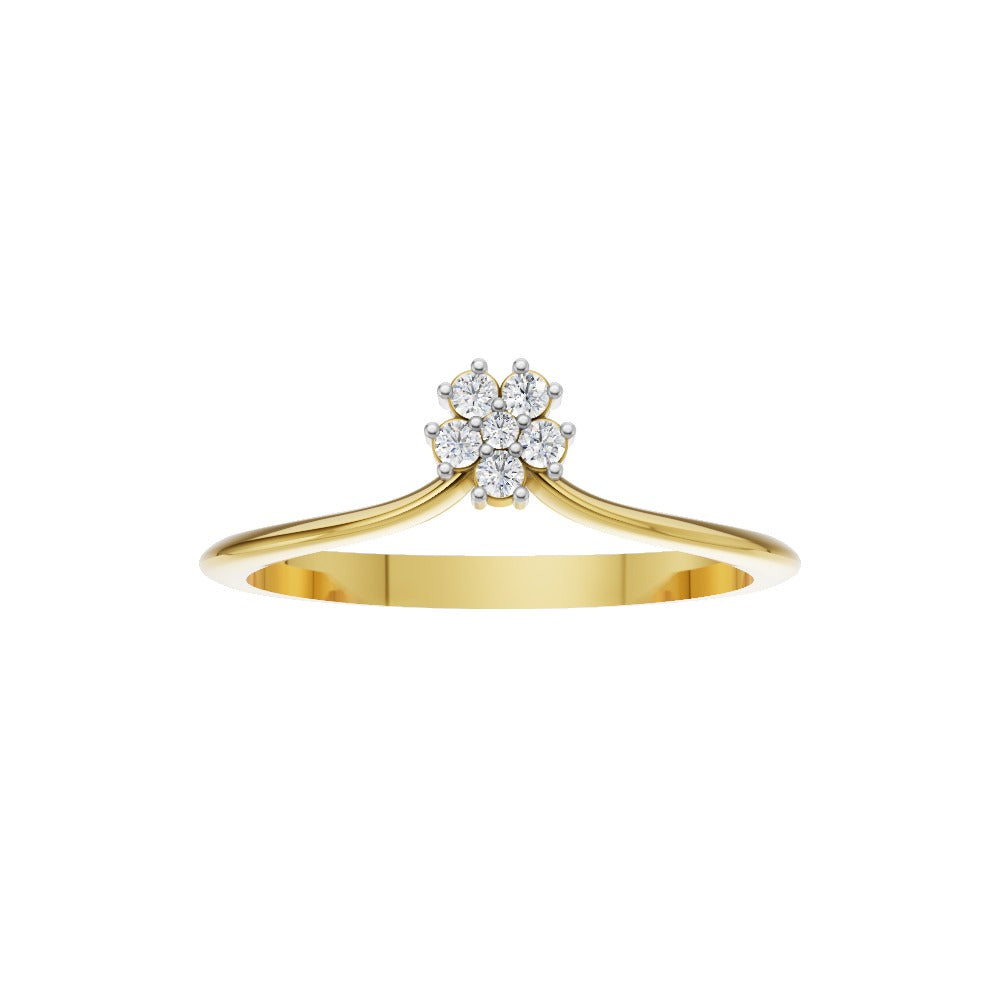 Blooming Star Lab Grown Diamond Ring