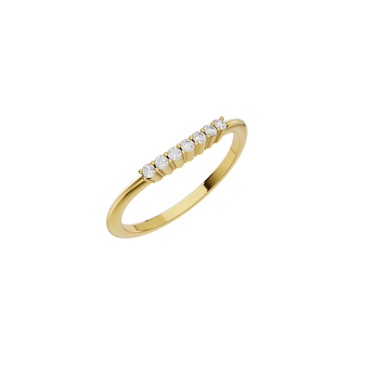 Classic Diamond Stack Ring