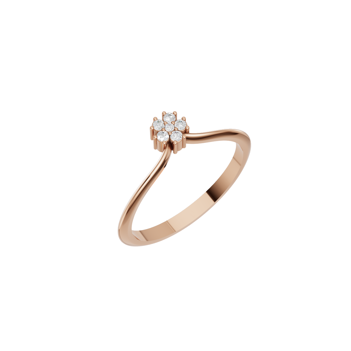 Blooming Star Lab Grown Diamond Ring