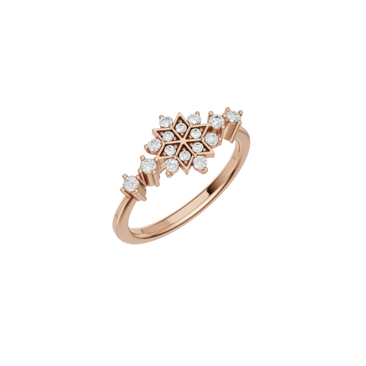 Starburst Lab Grown Diamond Ring