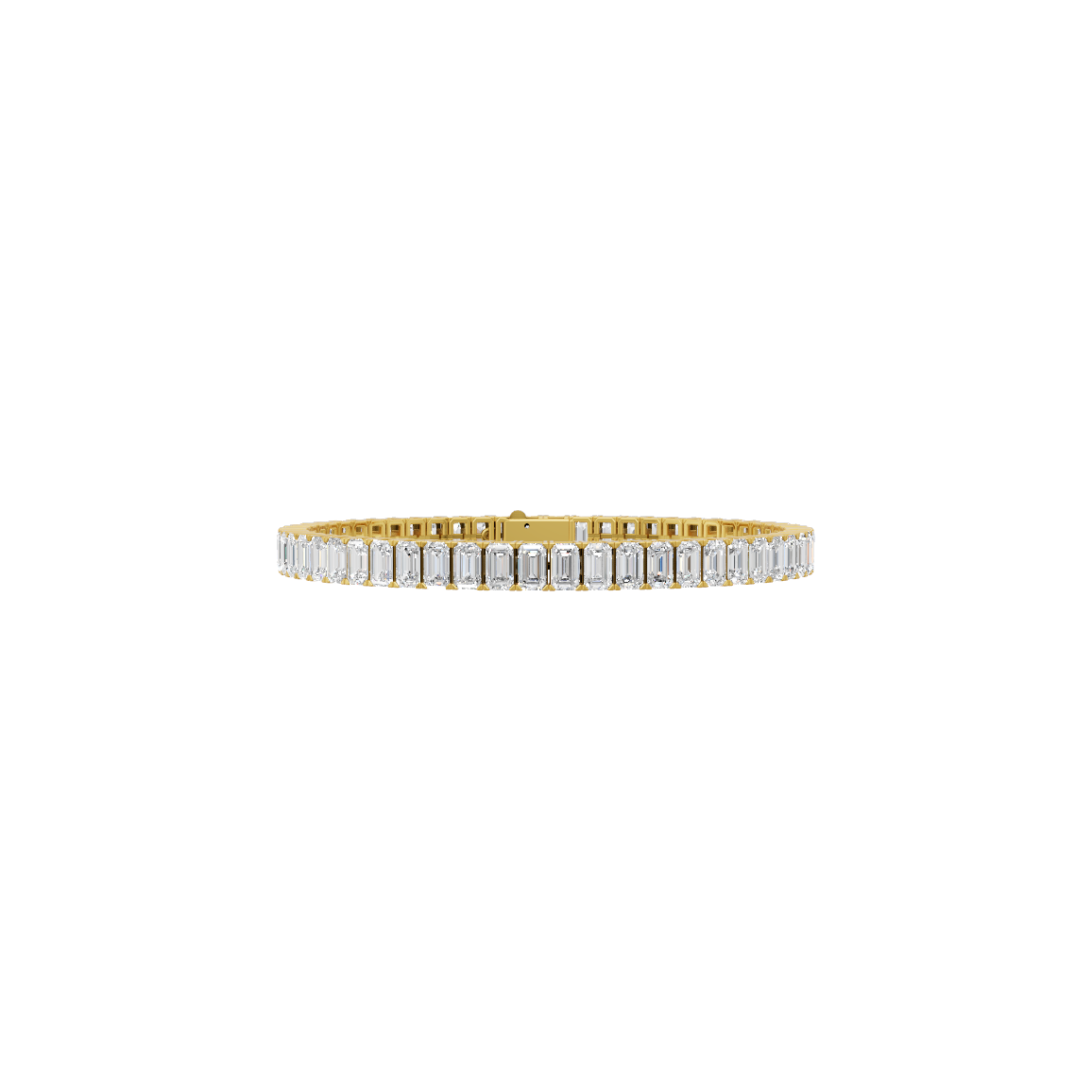 Baguette Cut Lab Grown Diamond Tennis Bracelet VENFORA