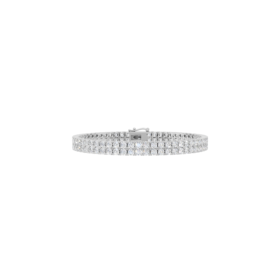 Round Cut Lab Grown Diamond Tennis Bracelet VENFORA