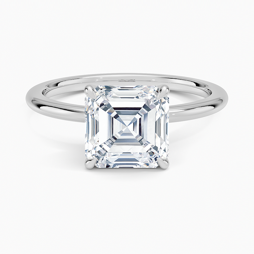 Asscher Cut Solitaire Ring VENFORA