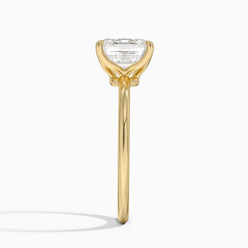Asscher Cut Solitaire Ring VENFORA