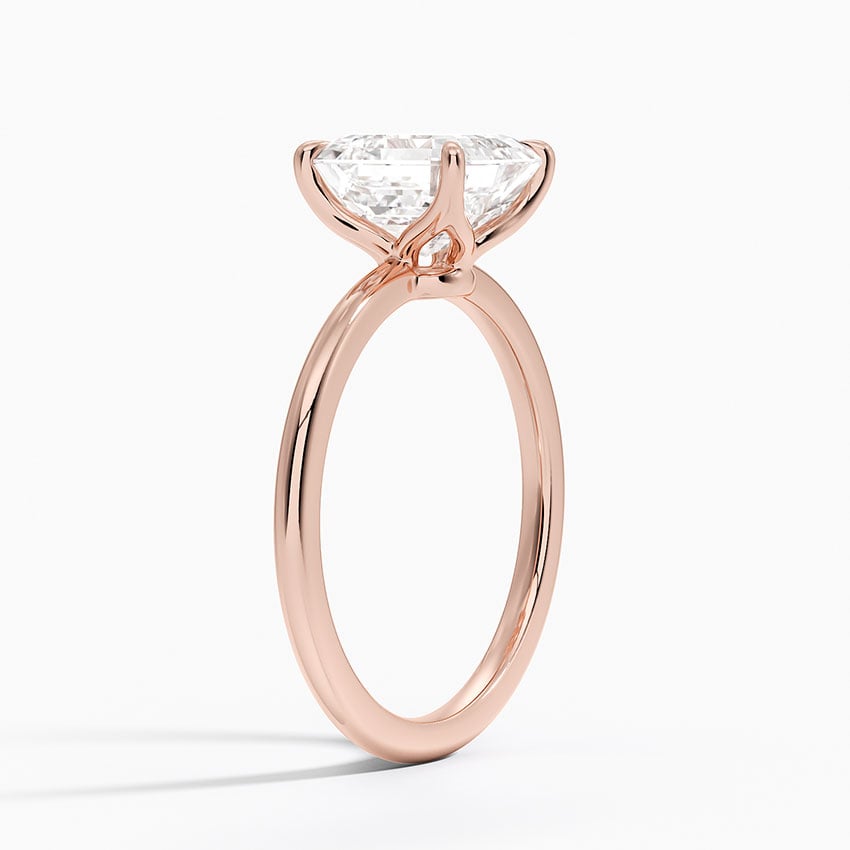 Asscher Cut Solitaire Ring VENFORA