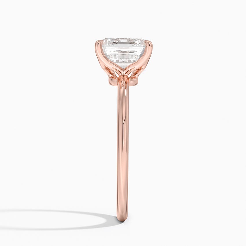 Asscher Cut Solitaire Ring VENFORA