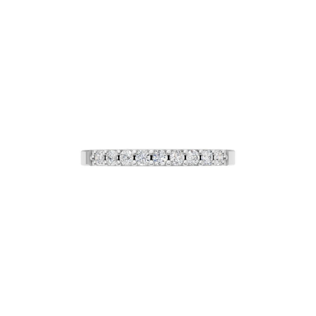 Classic Lab Grown Diamond Half Eternity Band VENFORA
