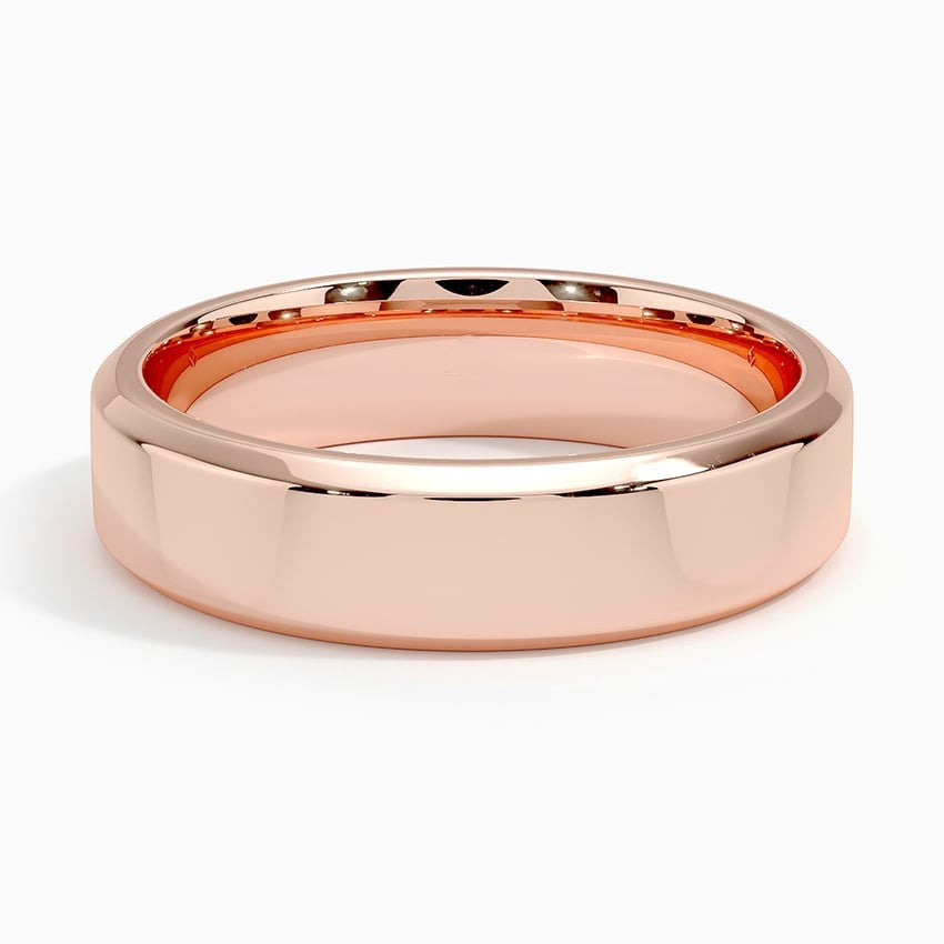 Classic High Polish White Gold Band My Store