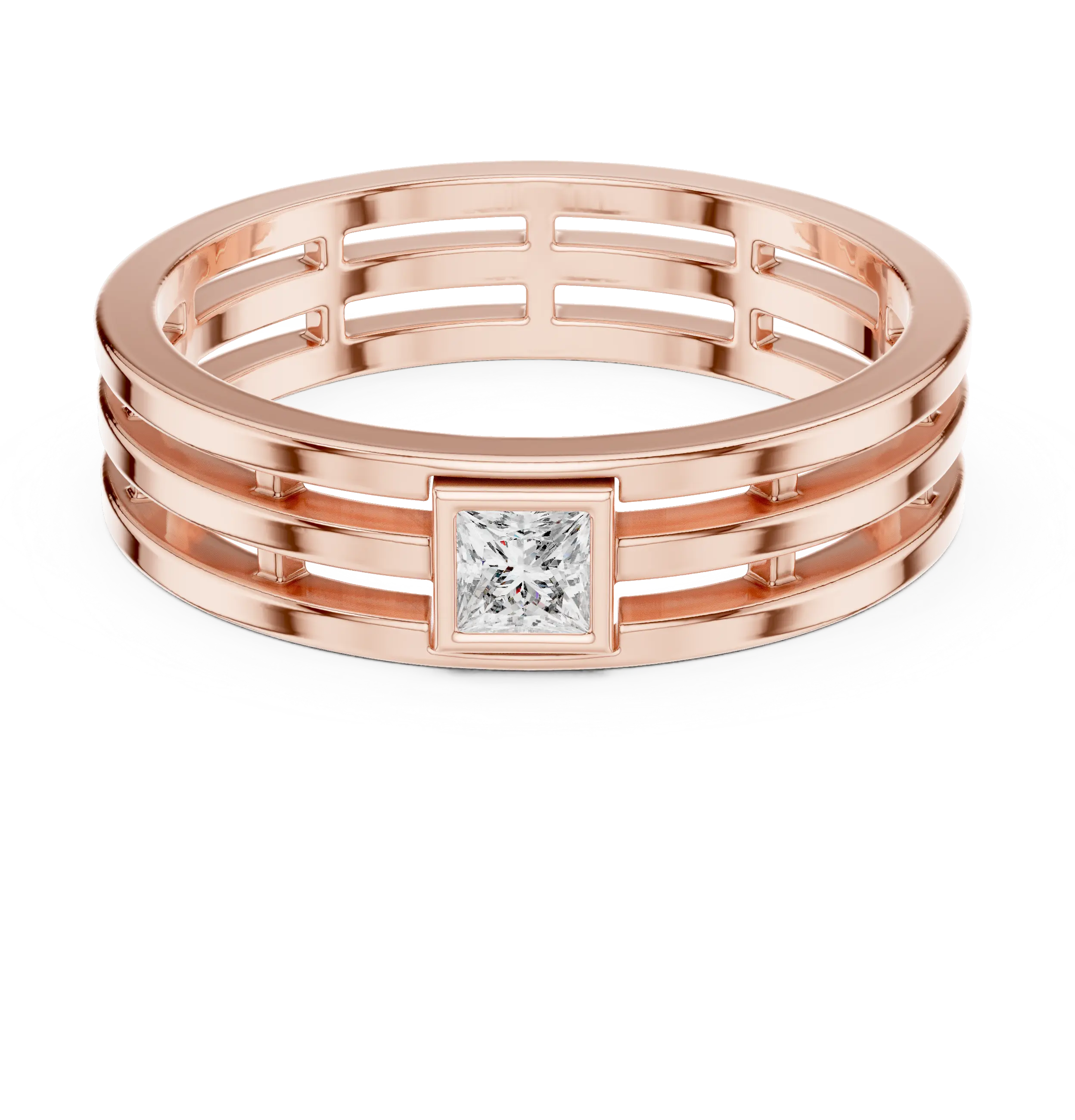 Regal Precision Men’s Diamond Ring – Modern Strength venfora