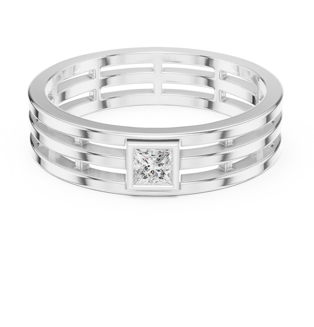 Regal Precision Men’s Diamond Ring – Modern Strength venfora