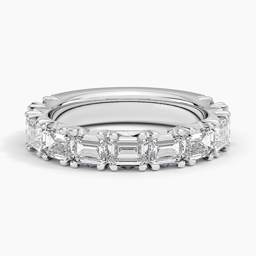 Emerald-Cut Diamond Eternity Band My Store