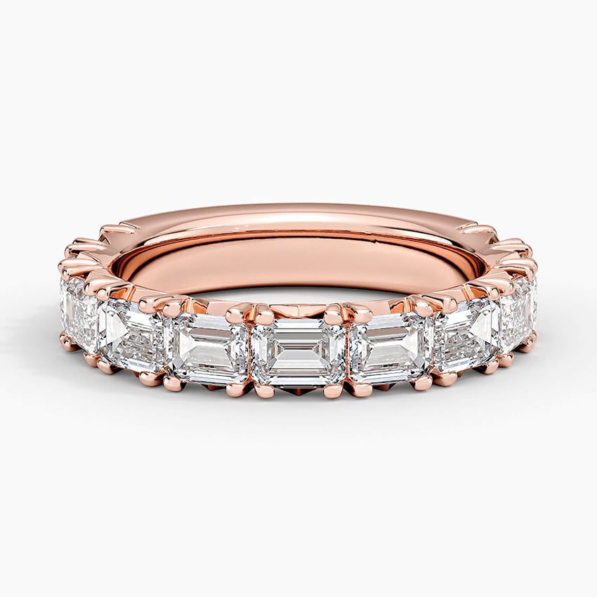 Emerald-Cut Diamond Eternity Band My Store