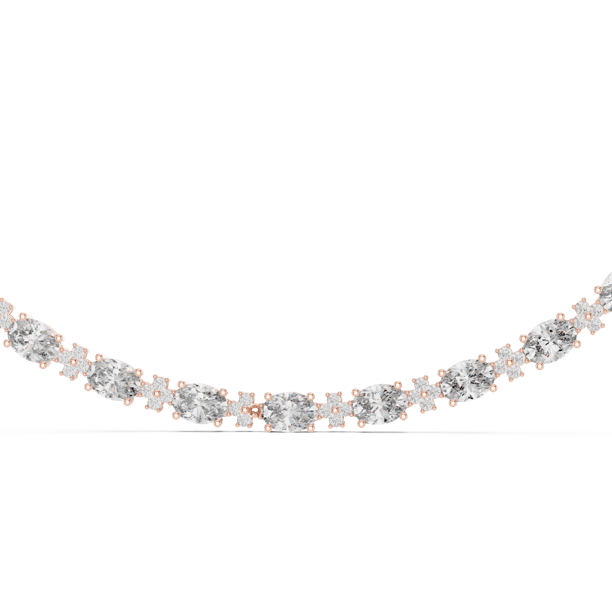 Radiant Harmony Diamond Necklace 