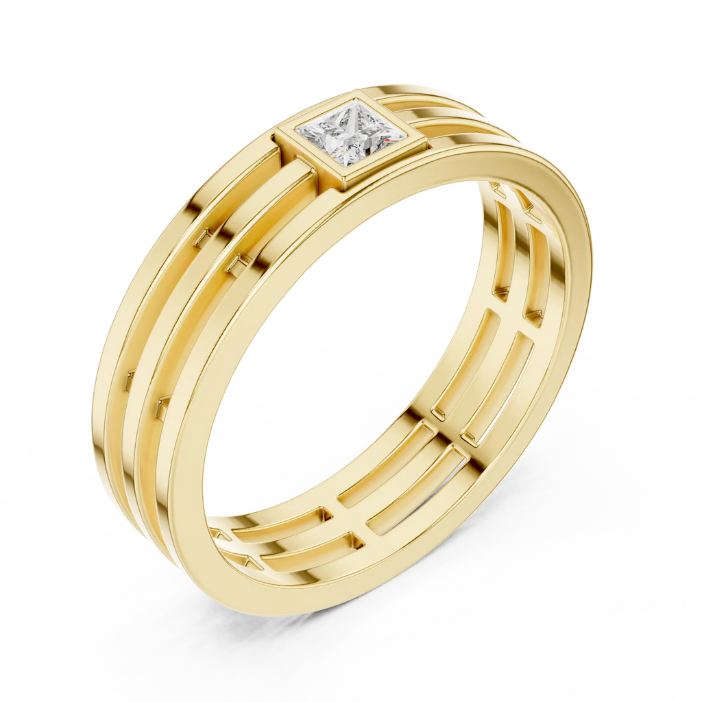 Regal Precision Men’s Diamond Ring – Modern Strength venfora