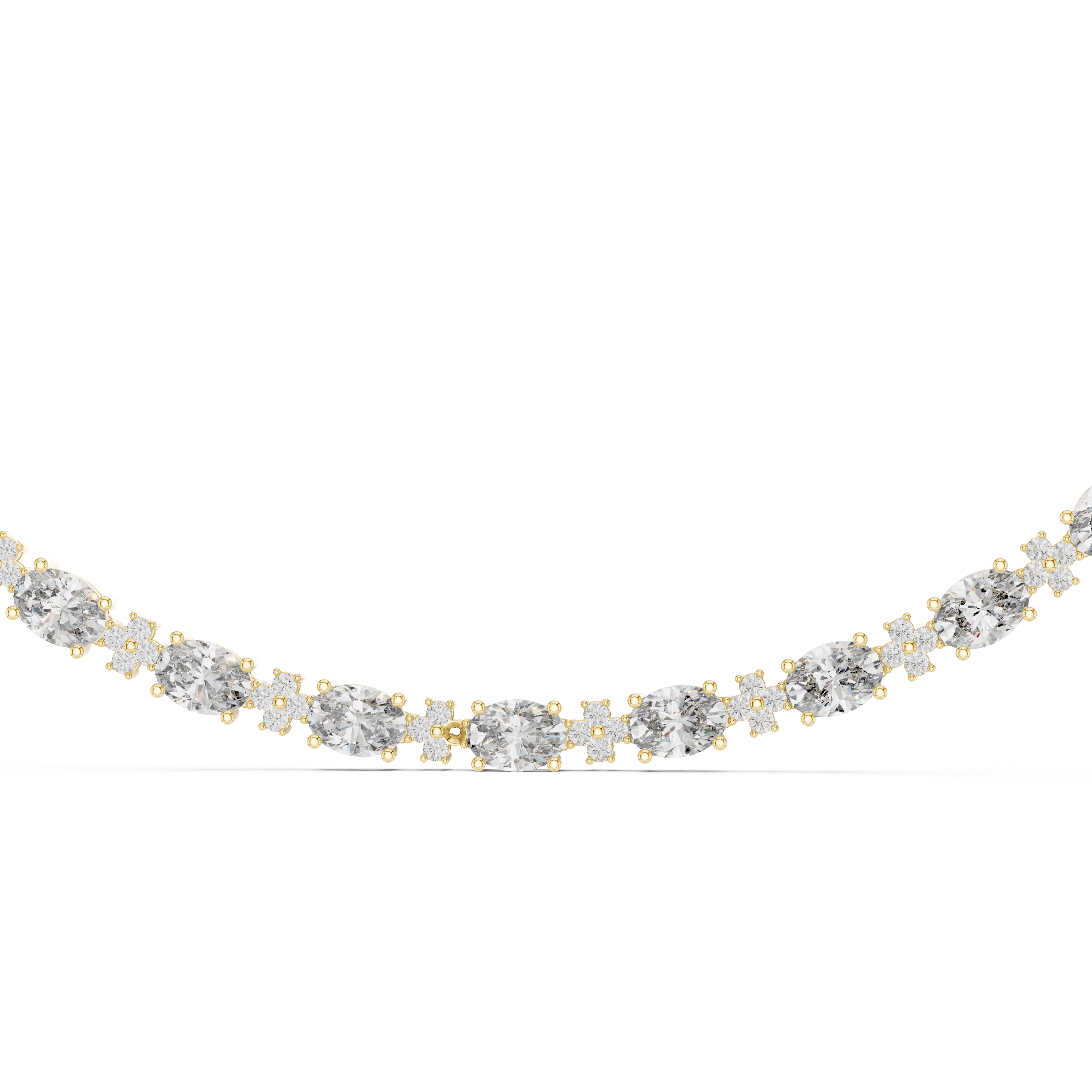 Radiant Harmony Diamond Necklace 