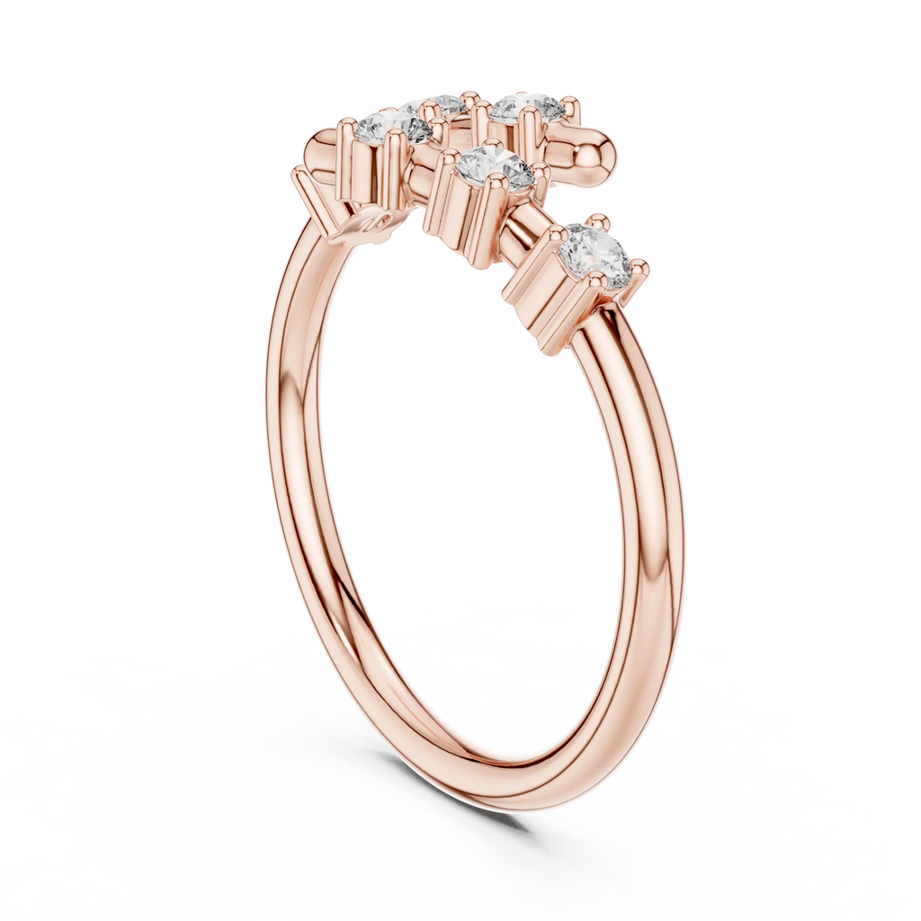 Celeste Open Diamond Band Ring venfora