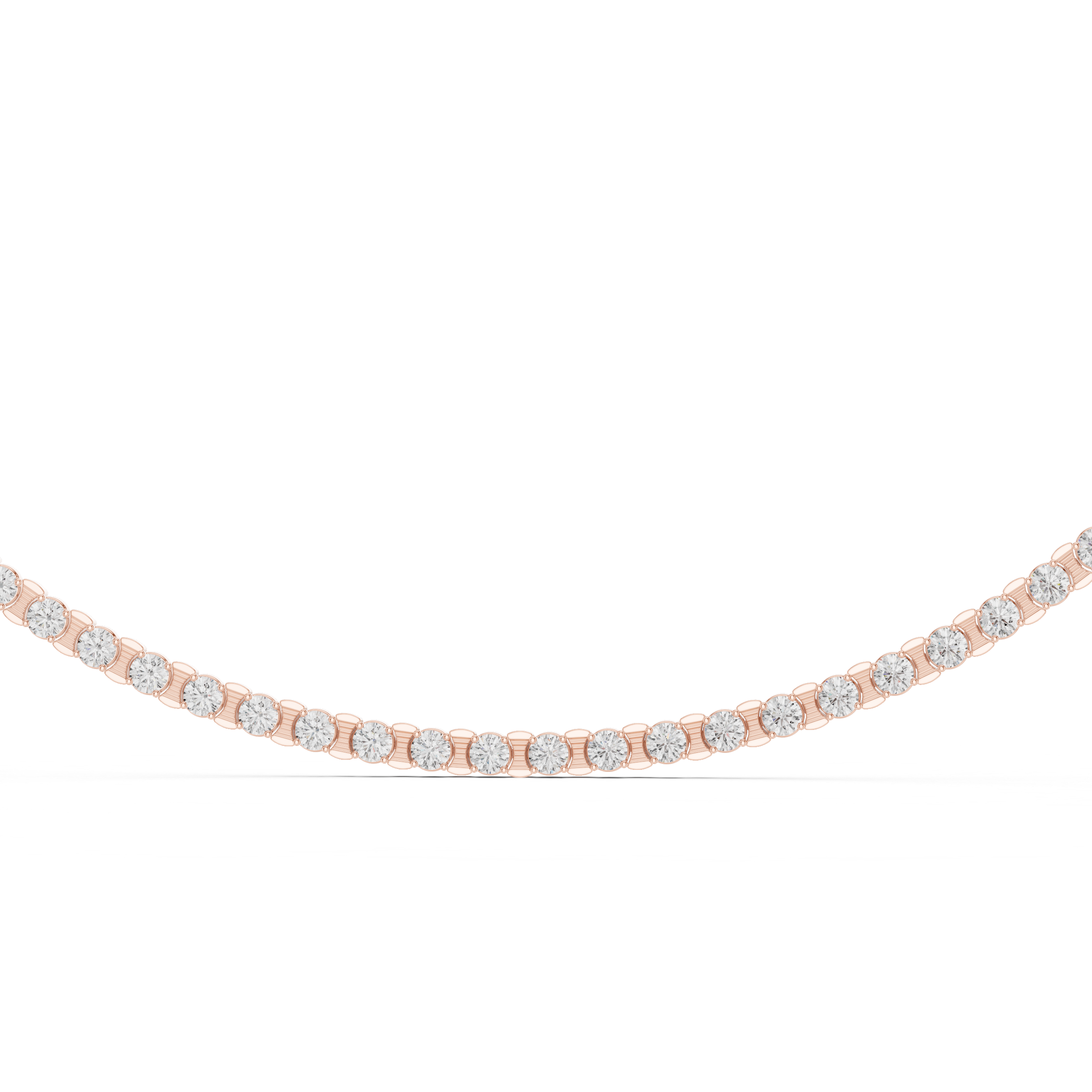 Pure Radiance Diamond Tennis Necklace 
