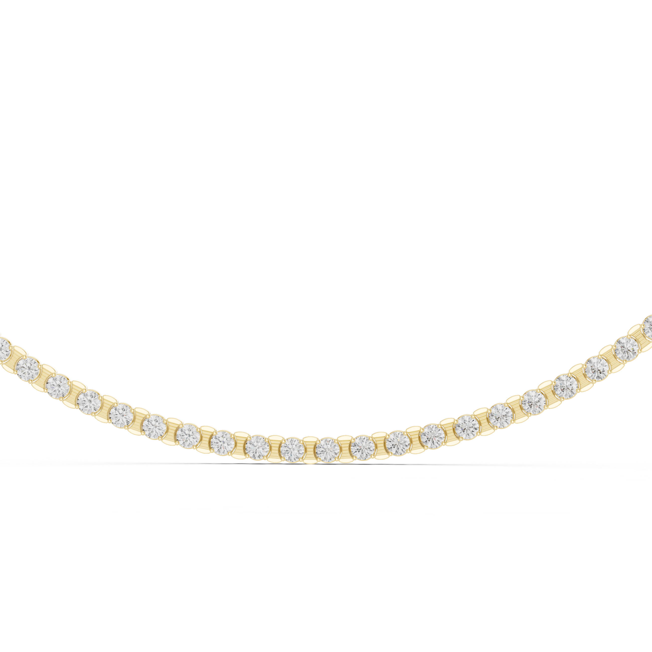 Pure Radiance Diamond Tennis Necklace 