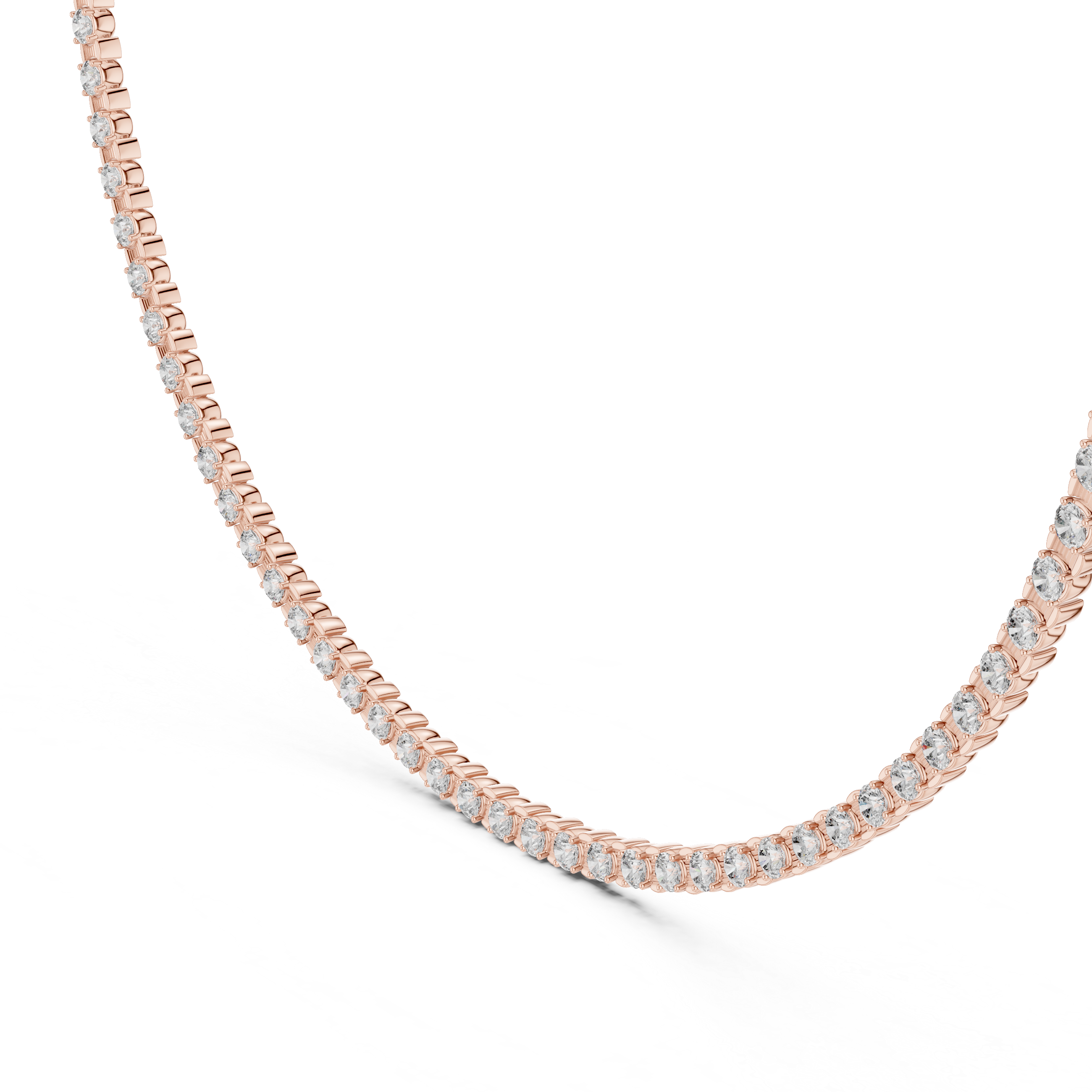 Pure Radiance Diamond Tennis Necklace 
