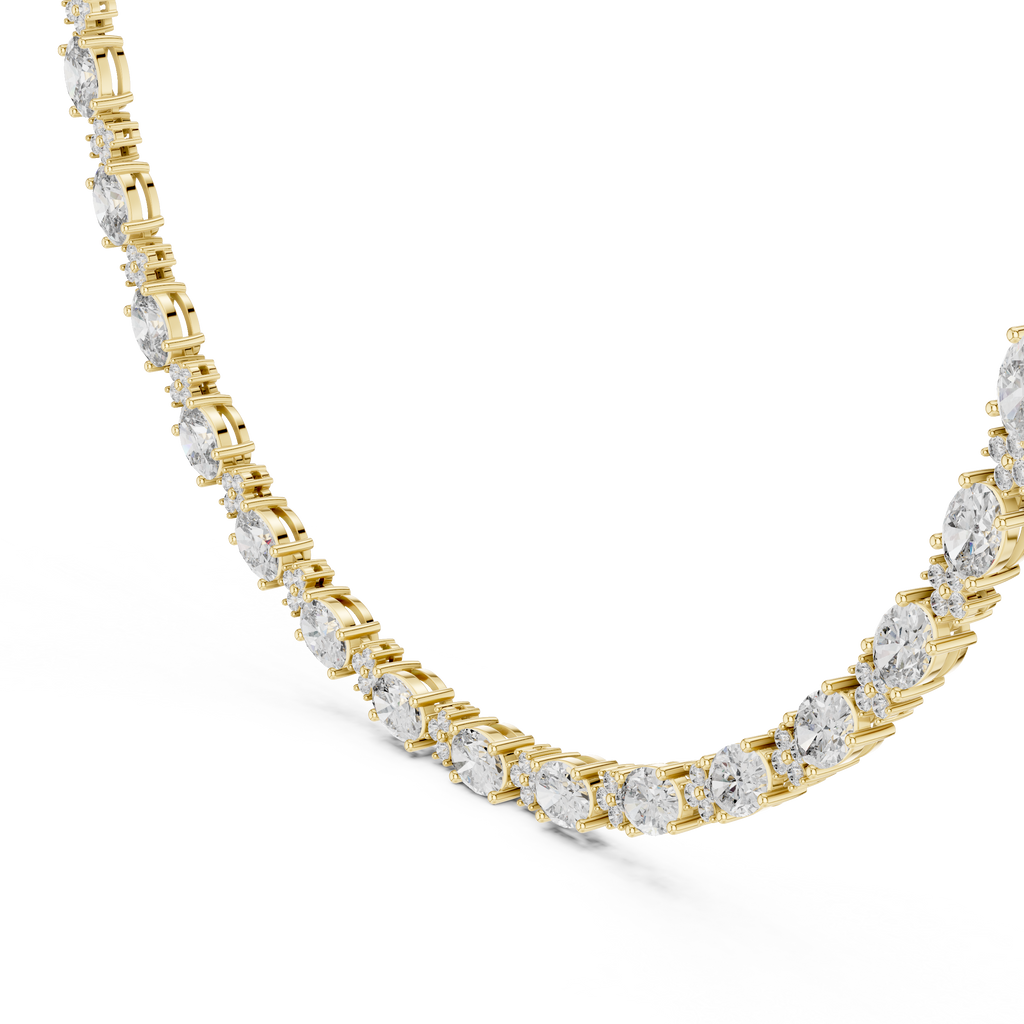 Radiant Harmony Diamond Necklace 