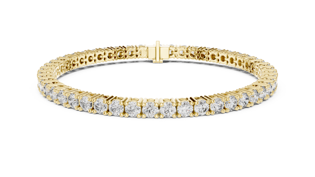 Round Cut Diamond Tennis Bracelet 