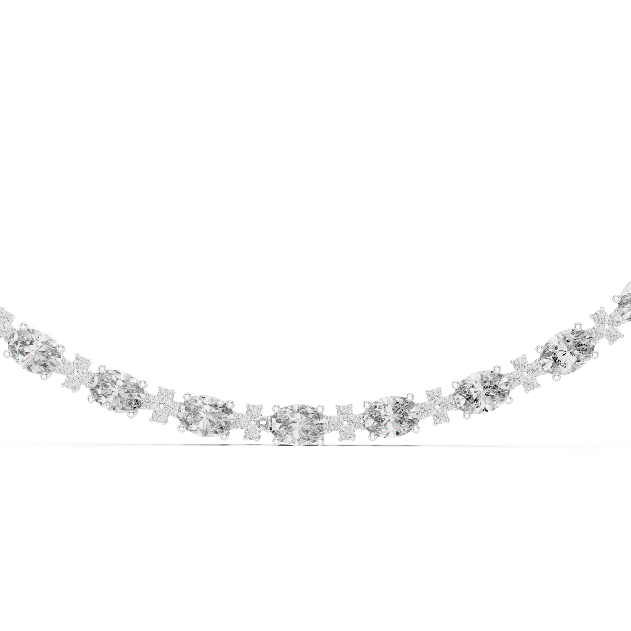 Radiant Harmony Diamond Necklace 