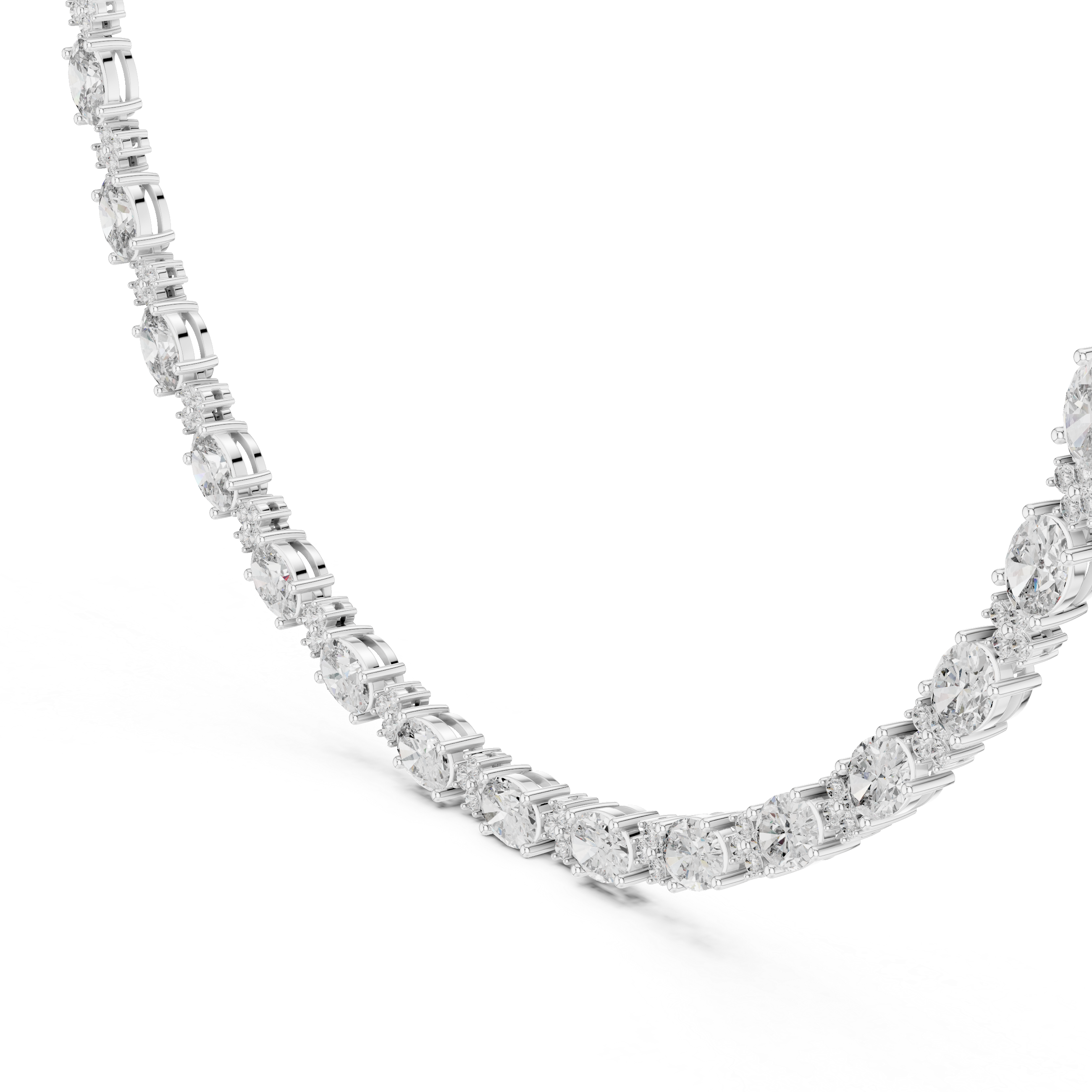 Radiant Harmony Diamond Necklace 