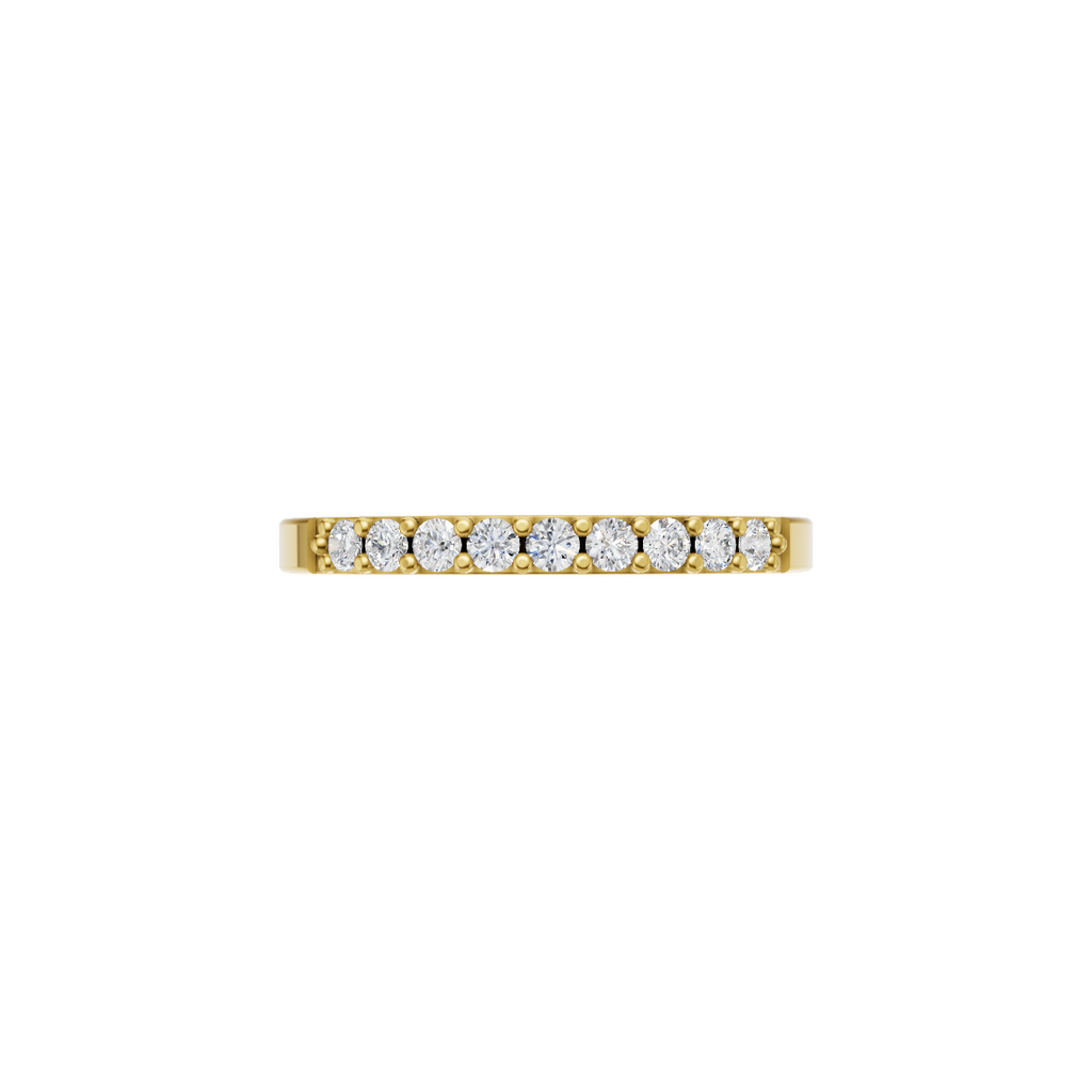Classic Lab Grown Diamond Half Eternity Band VENFORA